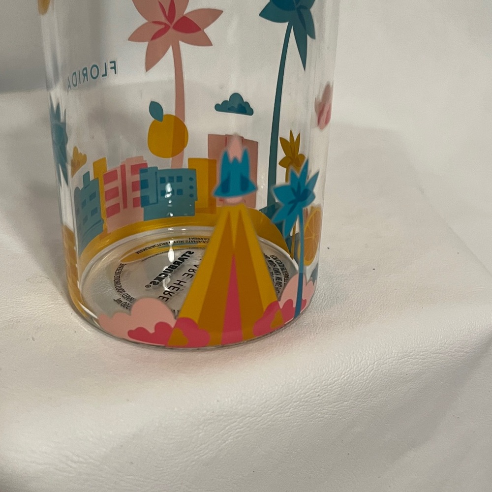 Starbucks Florida You Are Here Glass Water Bottle - Picture 4 of 8